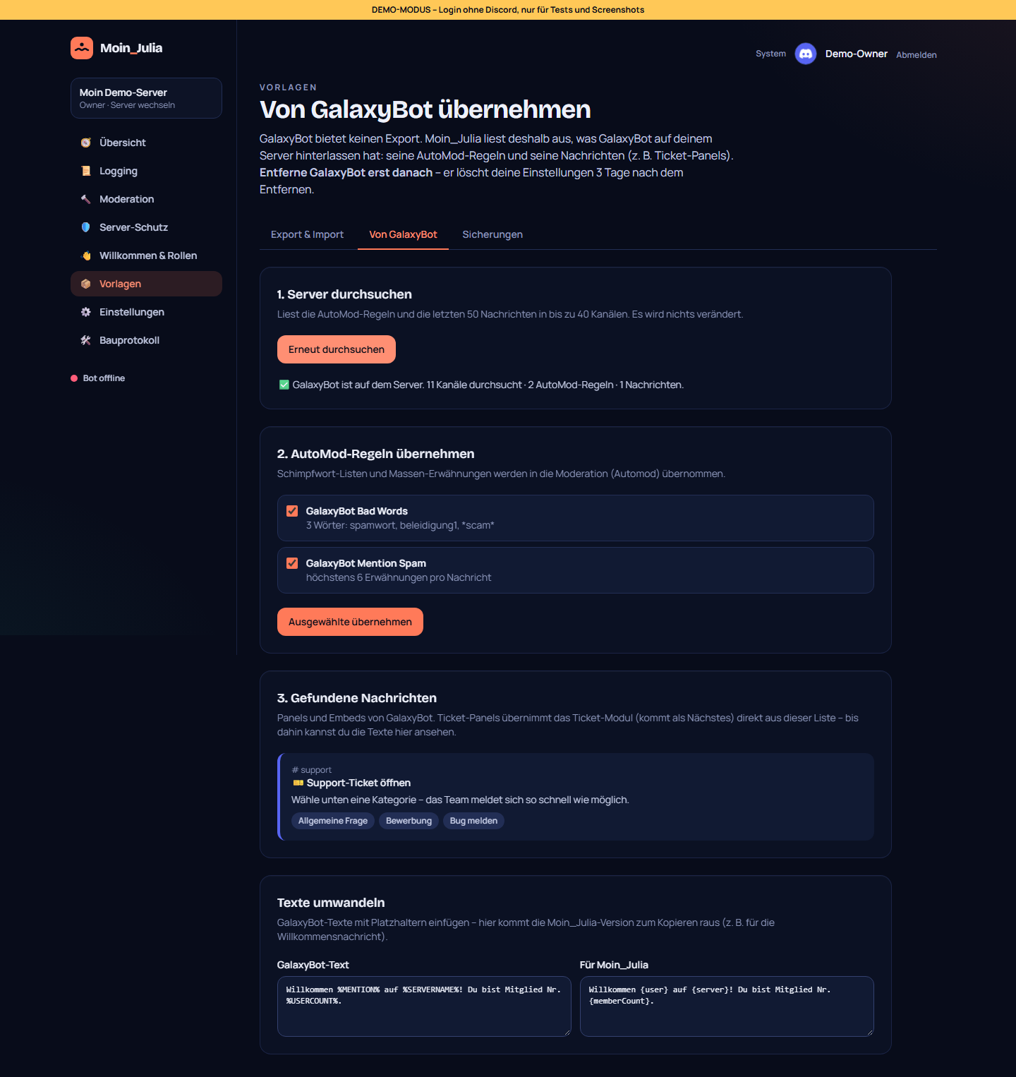 GalaxyBot-Scan